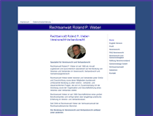 Tablet Screenshot of kanzleiweber.com